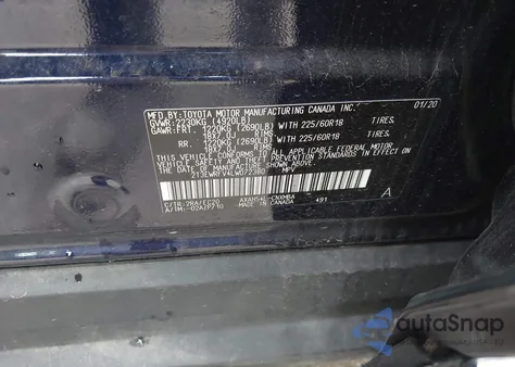 2020 Toyota Rav4 Hybrid Xse z USA, uszkodzony, nr VIN 2T3EWRFV4LW072380